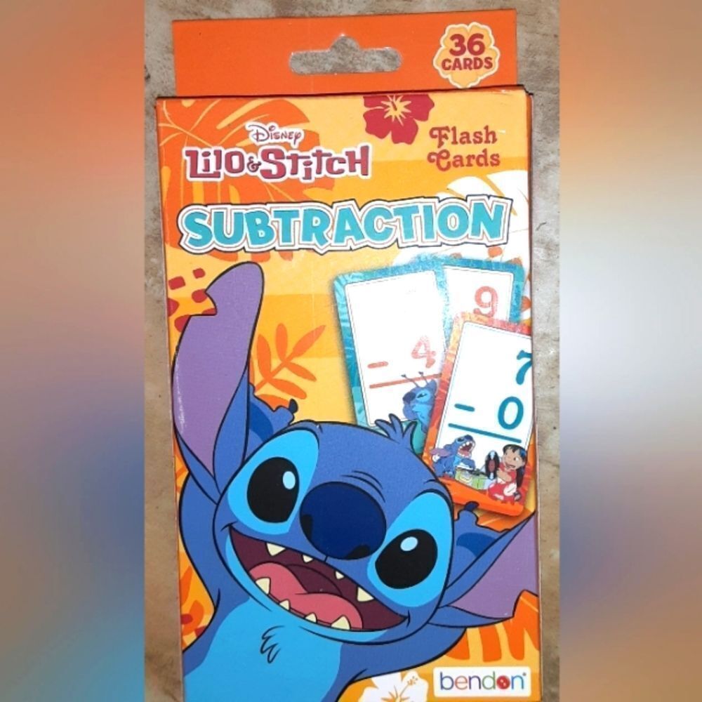 New Stitch Subtraction Flashcards